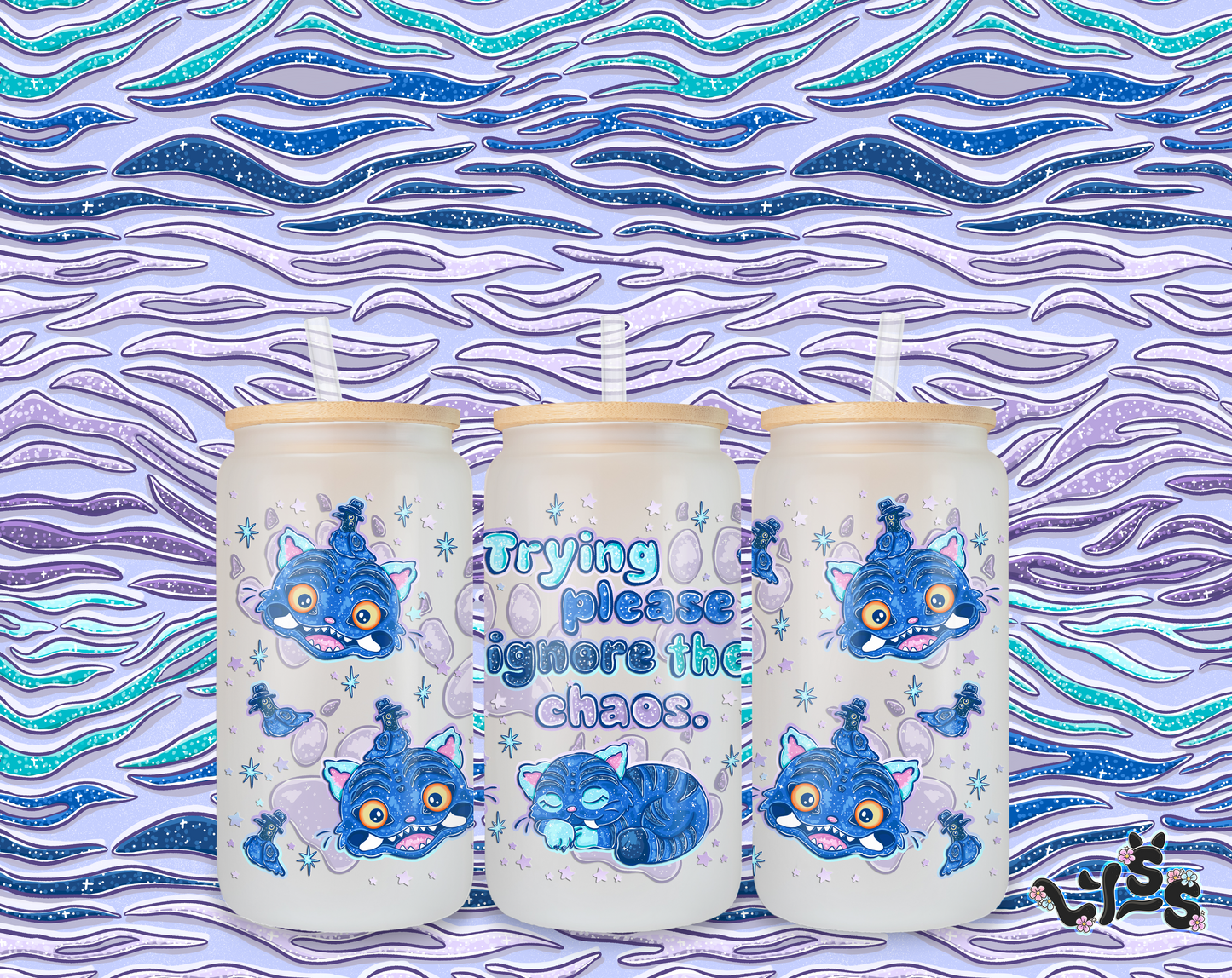 2026 - Lyss Doodles - Tumbler Wrap Files - 26LD005 - 16OZ Tumbler Wrap