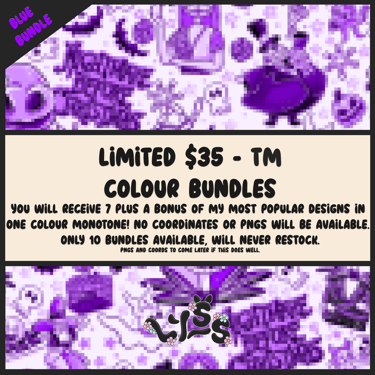2025 - Lyss Doodles - Seamless - Monotone Bundles - TM