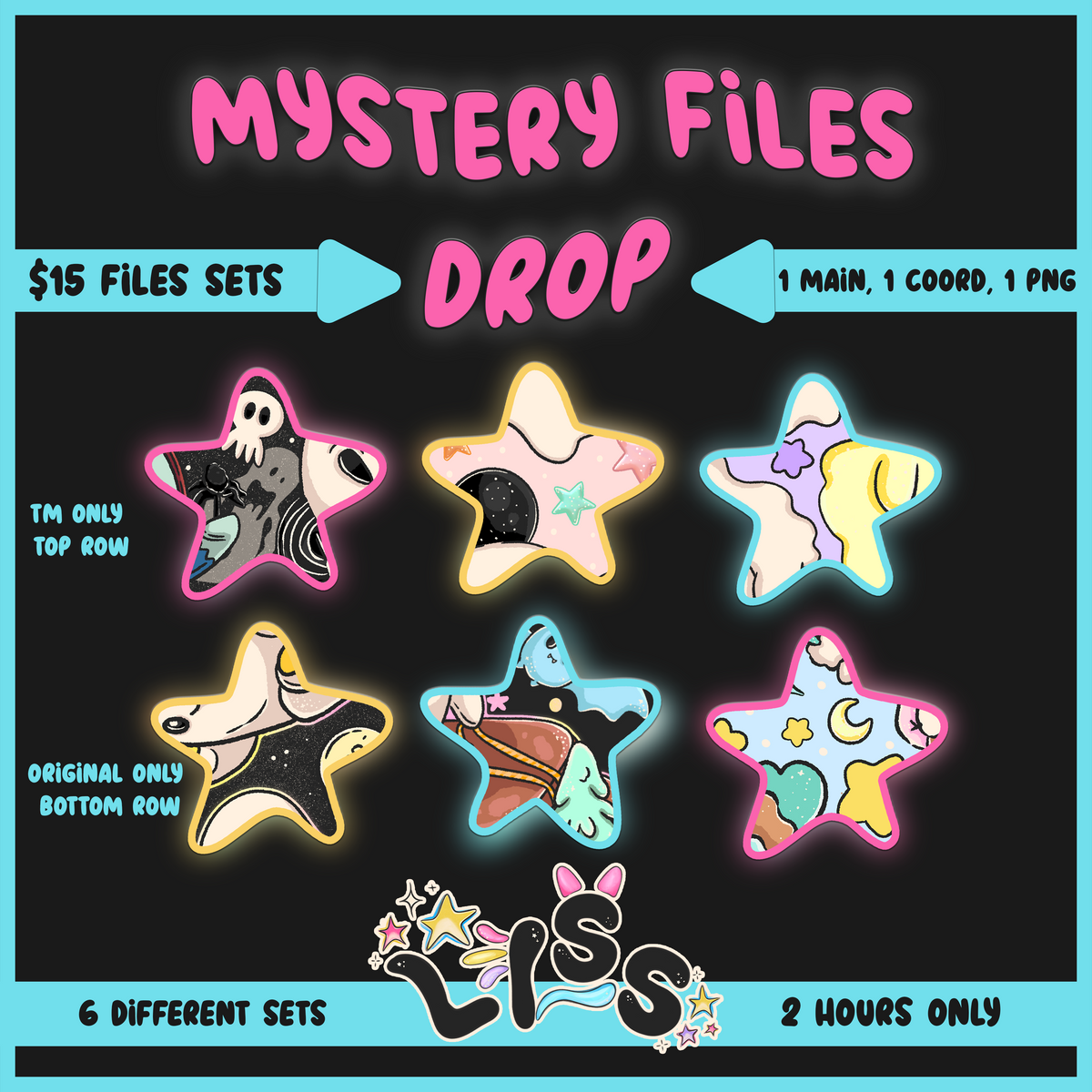 Lyss Doodles - Seamless - Sets - Mystery Files - Everything Bundle
