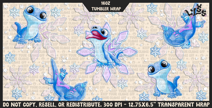 2026 - Lyss Doodles - Tumbler Wrap Files - 26LD001 - 16OZ Tumbler Wrap