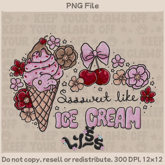2025 - Lyss Doodles -  PNG Files - Sweet Cherry Scales - 25LD045