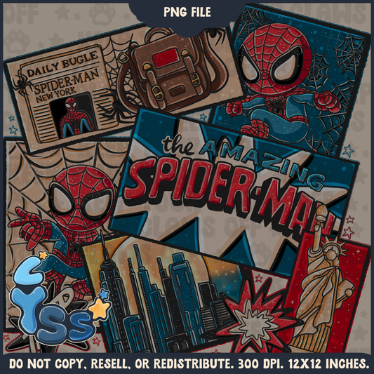 2024 - Lyss Doodles - PNG Files - Superhero Collection - Webber - 24LD086