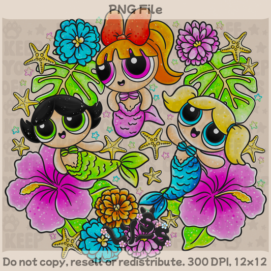 2025 - Lyss Doodles -  PNG Files - PPG Summer - 25LD037