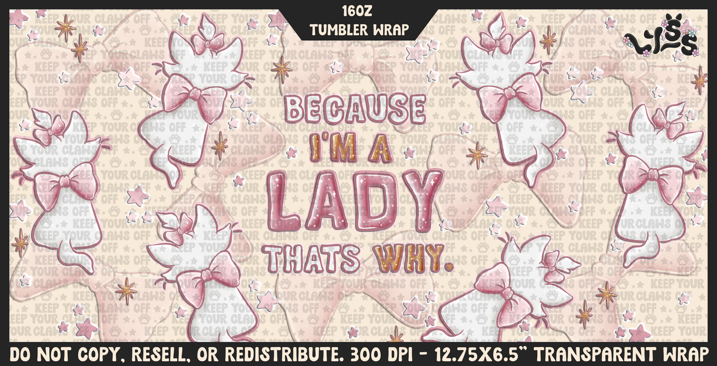 2026 - Lyss Doodles - Tumbler Wrap Files - 26LD003 - 16OZ Tumbler Wrap