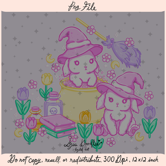 2025 - Lyss Doodles -  PNG Files - Potion Pals - 25LD014