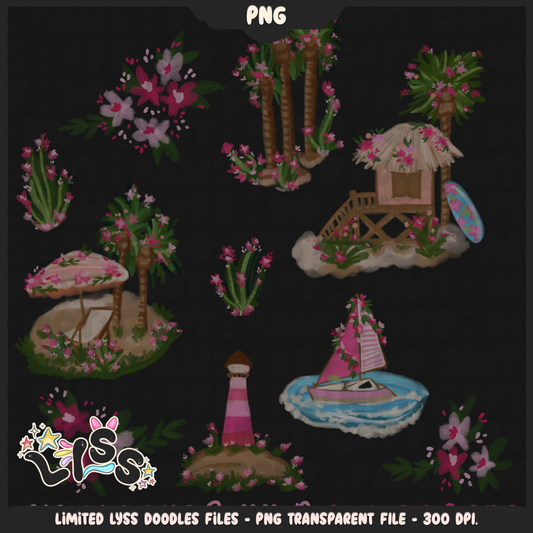 2024 - Lyss Doodles -  PNG Files - Tululla Summer - 24LD113