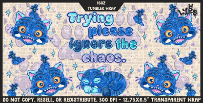 2026 - Lyss Doodles - Tumbler Wrap Files - 26LD005 - 16OZ Tumbler Wrap