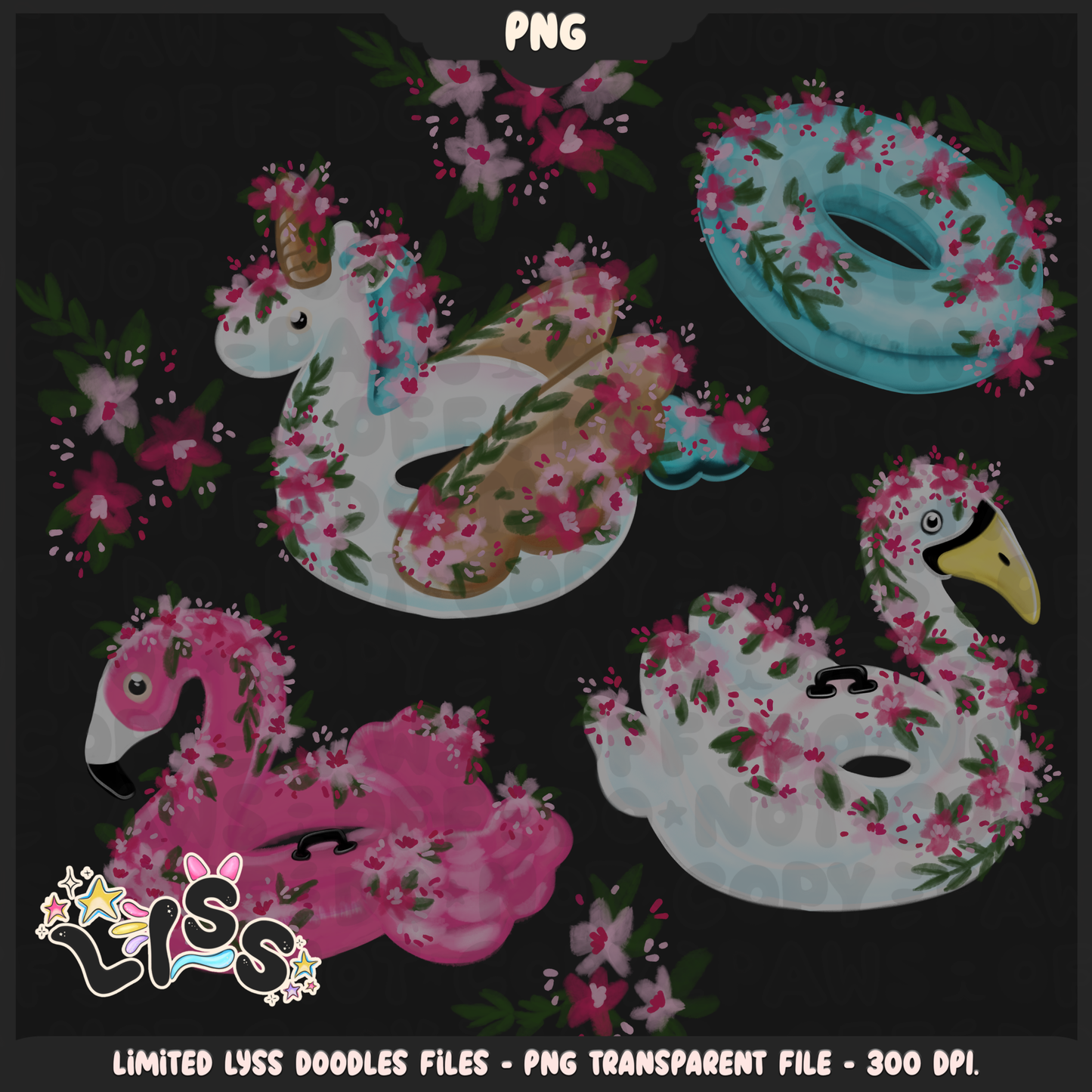 2024 - Lyss Doodles -  PNG Files - Tululla Summer - 24LD113