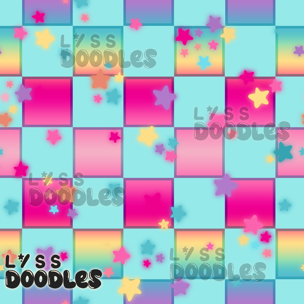 Lyss Doodles - Coordinates - 2K - Checkers